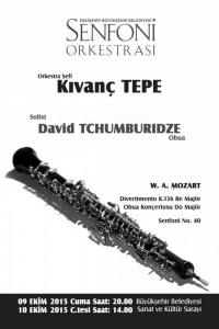 Orkestra Þefi: Kývanç TEPE - Solist: David TCHUMBURIDZE ( Obua )