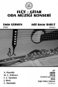 Oda Müziði Konseri - Emin GERMEN (Flüt) - Adil Koray BARUT (Gitar)