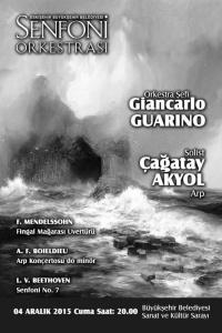 Orkestra efi: Giancarlo GUARINO - Solist: aatay AKYOL ( Arp )