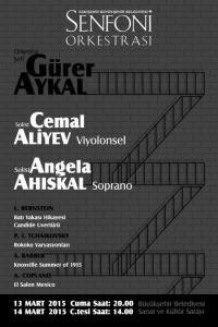 Orkestra efi: Grer Aylak - Solistler: Cemal Aliyev ( Viyolonsel ) - Angela Ahiskal ( Soprano )