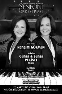 Orkestra Þefi: Rengim GÖKMEN - Solistler: Güher & Süher PEKÝNEL ( Piyano )