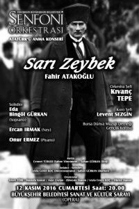 Atat�rk'� Anma Konseri: Sar� ZEYBEK - Fahir ATAKO�LU